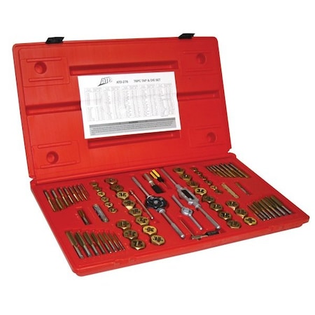 Atd Tools ATD 76-Piece Tap and Die Set 276